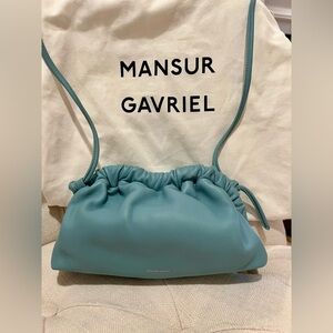 Mansur Gavriel Lambskin Mini Cloud Clutch